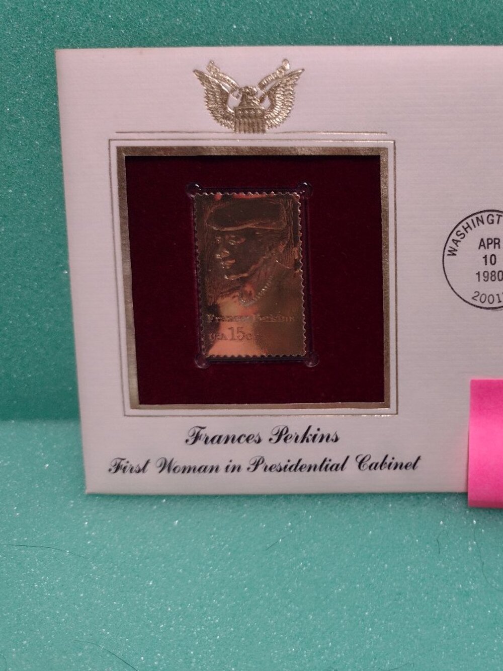 22 kt Golden Replicas of United States Stamps 1980 - Picture 13 of 16